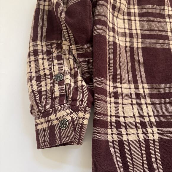 Duluth Trading Co Flannel Shirt Heavyweight Plaid Insulated Shacket XL Jacket - Picture 7 of 10